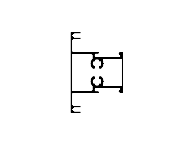 Travesaño de puerta de rebatir
